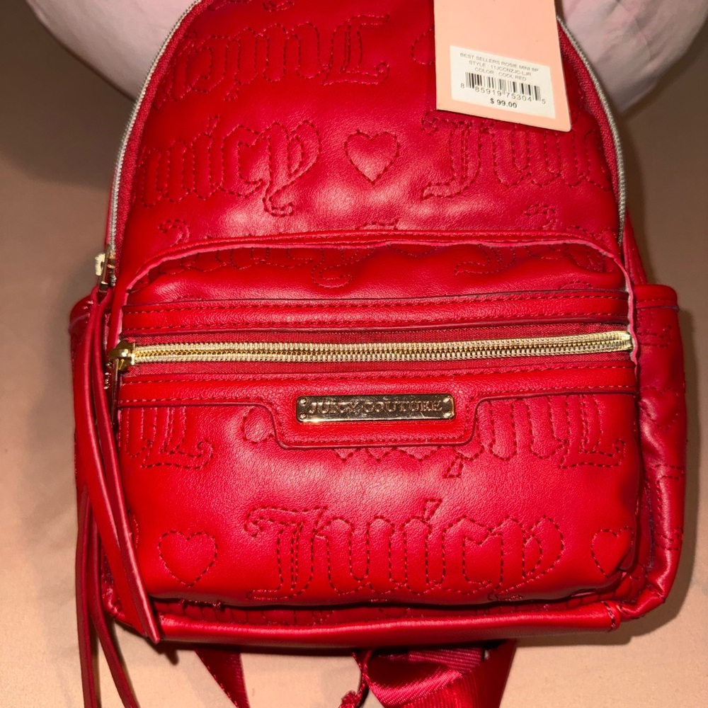 Juicy Couture Red Backpack